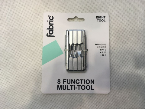 FABRIC NARZĘDZIE WIELOFUNKCYJNE 8w1 EIGHT MINI TOOL FABRIC NARZĘDZIE WIELOFUNKCYJNE 8w1 EIGHT MINI TOOL