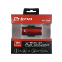LAMPKA OŚWIETLENIE ROWEROWE PRIMO BIKE LAMPA PRZEDNIA 1P. 3 W 1 LED 350 lum-CREE CZERWONA USB LAMPKA OŚWIETLENIE ROWEROWE PRIMO BIKE LAMPA PRZEDNIA 1P. 3 W 1 LED 350 lum-CREE CZERWONA USB