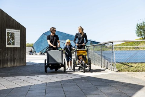 Przyczepka rowerowa dla dziecka - THULE Chariot Sport 2 - Midnight Black Przyczepka rowerowa dla dziecka - THULE Chariot Sport 2 - Midnight Black