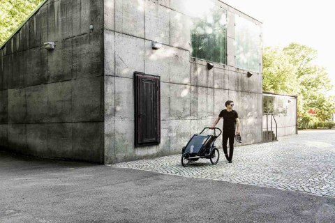 Przyczepka rowerowa dla dziecka - THULE Chariot Sport 2 - Midnight Black Przyczepka rowerowa dla dziecka - THULE Chariot Sport 2 - Midnight Black