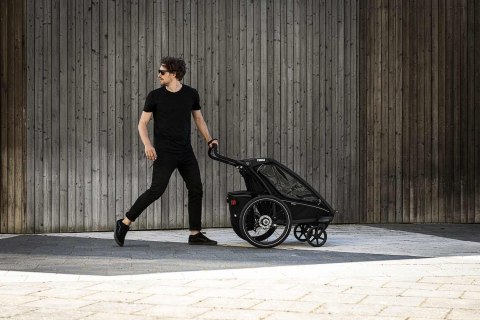 Przyczepka rowerowa dla dziecka - THULE Chariot Sport 2 - Midnight Black Przyczepka rowerowa dla dziecka - THULE Chariot Sport 2 - Midnight Black
