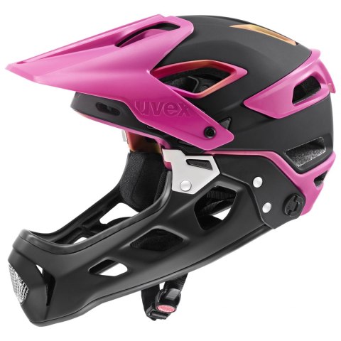 Kask rowerowy Uvex Jakkyl HDE 2.0 Black Pink 56-61 Kask rowerowy Uvex Jakkyl HDE 2.0 Black Pink 56-61