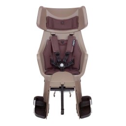 Fotelik rowerowy Bobike exclusive Tour PLUS LED toffee brown