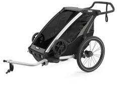 PRZYCZEPKA ROWEROWA THULE LITE 1 AGAVE- BLACK