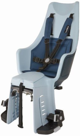 Fotelik rowerowy Bobike exclusive Maxi PLUS LED bagażnik denim delux