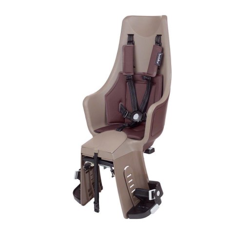 Fotelik rowerowy Bobike exclusive Maxi PLUS LED bagażnik toffee brown Fotelik rowerowy Bobike exclusive Maxi PLUS LED bagażnik toffee brown