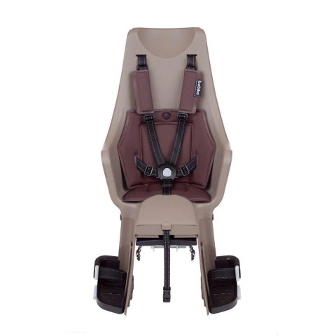 Fotelik rowerowy Bobike exclusive Maxi PLUS LED bagażnik toffee brown Fotelik rowerowy Bobike exclusive Maxi PLUS LED bagażnik toffee brown