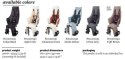 Fotelik rowerowy Bobike exclusive Maxi PLUS LED bagażnik toffee brown Fotelik rowerowy Bobike exclusive Maxi PLUS LED bagażnik toffee brown