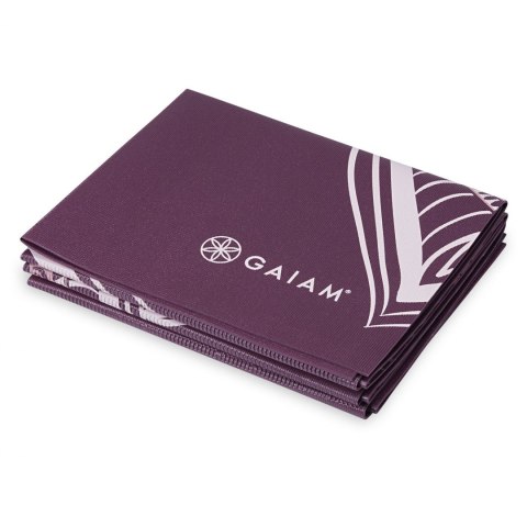GAIAM MATA SKŁADANA DO JOGI CRANBERRY POINT 2 MM 63640 GAIAM MATA SKŁADANA DO JOGI CRANBERRY POINT 2 MM 63640