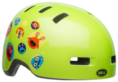 Kask dziecięcy BELL LIL RIPPER monsters gloss green roz. S (48-55 cm) Kask dziecięcy BELL LIL RIPPER monsters gloss green roz. S (48-55 cm)
