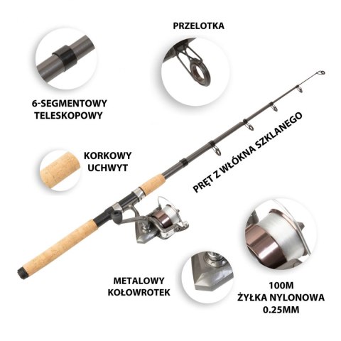 MACGYVER ZESTAW WĘDKARSKI BIG FISH 41 W 1 102279 MACGYVER ZESTAW WĘDKARSKI BIG FISH 41 W 1 102279