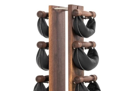 Hantle NOHrD SwingBell 2-8 Kg ze stojakiem Tower Classic Orzech Skóra Hantle NOHrD SwingBell 2-8 Kg ze stojakiem Tower Classic Orzech Skóra