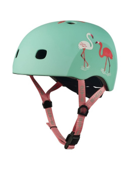 KASK DZIECIĘCY MICRO FLAMINGI S(48-53CM)
