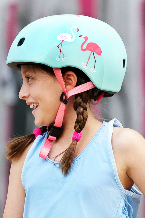 KASK DZIECIĘCY MICRO FLAMINGI S(48-53CM) KASK DZIECIĘCY MICRO FLAMINGI S(48-53CM)