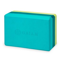 GAIAM KOSTKA DO JOGI Z PIANKI TEAL TONAL TRI 61350