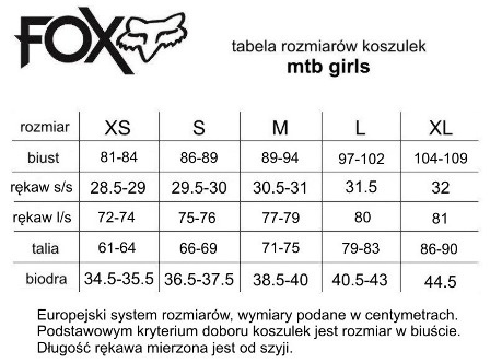KOSZULKA ROWEROWA DAMSKA FOX RANGER 28677-221 S KOSZULKA ROWEROWA DAMSKA FOX RANGER 28677-221 S