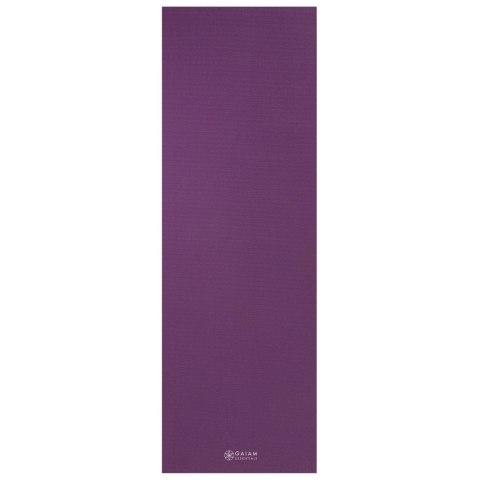 GAIAM ESSENTIALS MATA DO JOGI 6 MM Z PASKIEM FIOLETOWA 63313 GAIAM ESSENTIALS MATA DO JOGI 6 MM Z PASKIEM FIOLETOWA 63313