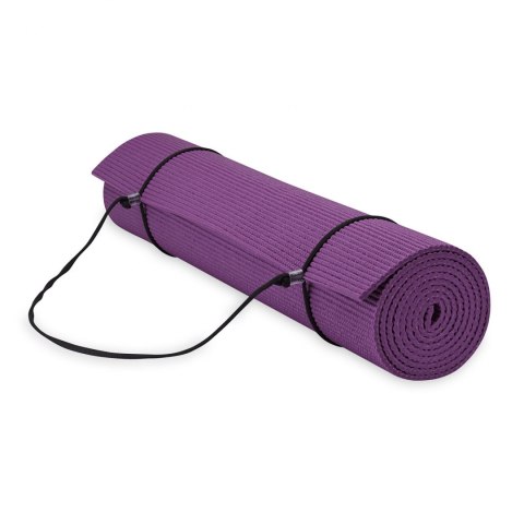 GAIAM ESSENTIALS MATA DO JOGI 6 MM Z PASKIEM FIOLETOWA 63313 GAIAM ESSENTIALS MATA DO JOGI 6 MM Z PASKIEM FIOLETOWA 63313