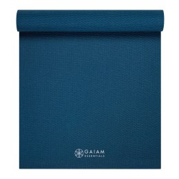 GAIAM ESSENTIALS MATA DO JOGI 6 MM Z PASKIEM NAVY 63314