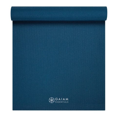 GAIAM ESSENTIALS MATA DO JOGI 6 MM Z PASKIEM NAVY 63314 GAIAM ESSENTIALS MATA DO JOGI 6 MM Z PASKIEM NAVY 63314