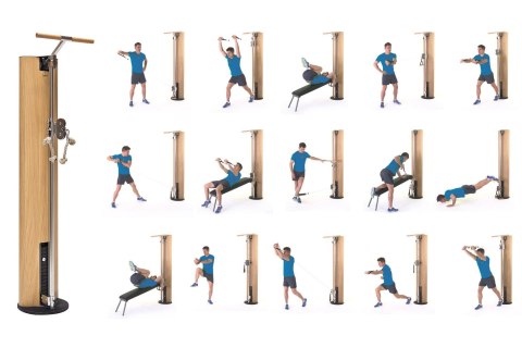 Atlas treningowy NOHrD SlimBeam Oxbridge Wiśnia Atlas treningowy NOHrD SlimBeam Oxbridge Wiśnia