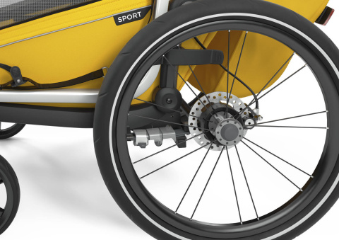 Przyczepka rowerowa THULE Chariot Sport 1 yellow Przyczepka rowerowa THULE Chariot Sport 1 yellow
