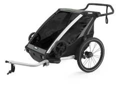Przyczepka rowerowa dla dziecka - THULE Chariot Lite 2 -Agave