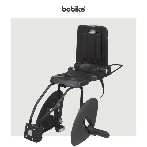 Fotelik row. Bobike Junior PLUS urban black Fotelik row. Bobike Junior PLUS urban black