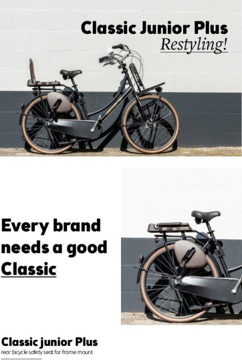 Fotelik row. Bobike Junior PLUS urban black Fotelik row. Bobike Junior PLUS urban black