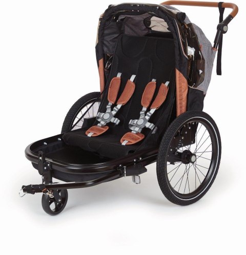 PRZYCZEPKA ROWEROWA BOBIKE MOOBE 2w1 grey PRZYCZEPKA ROWEROWA BOBIKE MOOBE 2w1 grey