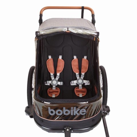 PRZYCZEPKA ROWEROWA BOBIKE MOOBE 2w1 grey PRZYCZEPKA ROWEROWA BOBIKE MOOBE 2w1 grey