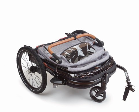 PRZYCZEPKA ROWEROWA BOBIKE MOOBE 2w1 grey PRZYCZEPKA ROWEROWA BOBIKE MOOBE 2w1 grey