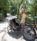 PRZYCZEPKA ROWEROWA BOBIKE MOOBE 2w1 grey PRZYCZEPKA ROWEROWA BOBIKE MOOBE 2w1 grey