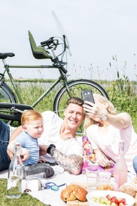 Fotelik rowerowy Bobike ONE mini urban black Fotelik rowerowy Bobike ONE mini urban black