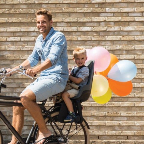 Fotelik rowerowy Bobike ONE maxi 1P-E BD urban black Fotelik rowerowy Bobike ONE maxi 1P-E BD urban black