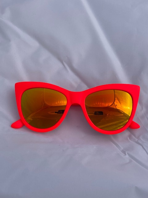 Okulary sportowe NEON COOL czerwone (red fluo), szkła czerwone Okulary sportowe NEON COOL czerwone (red fluo), szkła czerwone