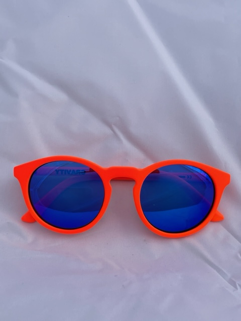 Okulary sportowe NEON Gravity czerwone (red fluo), szkła niebieskie Okulary sportowe NEON Gravity czerwone (red fluo), szkła niebieskie