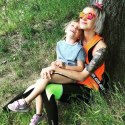 Okulary sportowe NEON Lover ORANGE, szkła złote Okulary sportowe NEON Lover ORANGE, szkła złote