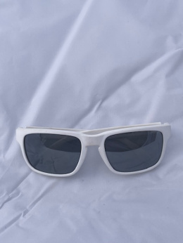 Okulary sportowe NEON Street WHITE, szkła srebrne