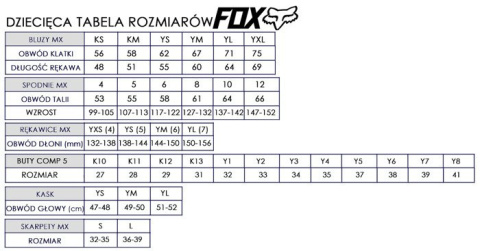 DZIECIĘCA KOSZULKA FOX SKEW FLAME YL 137-142CM DZIECIĘCA KOSZULKA FOX SKEW FLAME YL 137-142CM