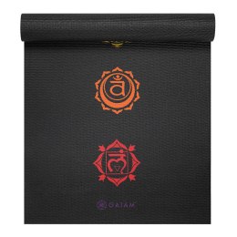 GAIAM MATA DO JOGI PREMIUM BLACK CHAKRA 6 MM 62610