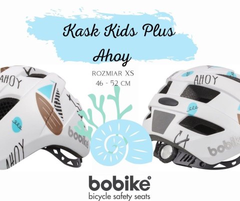 Kask rowerowy dziecięcy BOBIKE Plus (ahoy, XS/46-52) Kask rowerowy dziecięcy BOBIKE Plus (ahoy, XS/46-52)
