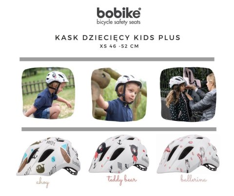 Kask rowerowy dziecięcy BOBIKE Plus (ahoy, XS/46-52) Kask rowerowy dziecięcy BOBIKE Plus (ahoy, XS/46-52)