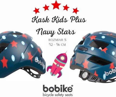 Kask rowerowy BOBIKE Plus (gwiezdny, S) Kask rowerowy BOBIKE Plus (gwiezdny, S)