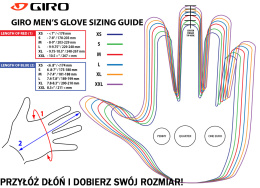 RĘKAWICZKI MĘSKIE ROWEROWE GIRO ZERO CS
