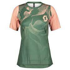 Damska koszulka rowerowa SCOTT Trail Vertic Pro pink/green Damska koszulka rowerowa SCOTT Trail Vertic Pro pink/green