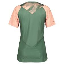 Damska koszulka rowerowa SCOTT Trail Vertic Pro pink/green