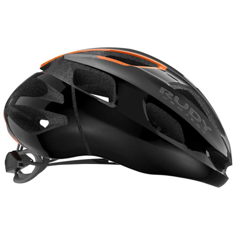 KASK SZOSOWY RUDY PROJECT STRYM BLACK ORANGE SHINY KASK SZOSOWY RUDY PROJECT STRYM BLACK ORANGE SHINY