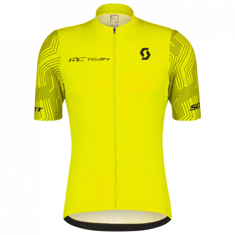Scott męska Koszulka rowerowa RC Team 10 Yellow/Black 288691 Scott męska Koszulka rowerowa RC Team 10 Yellow/Black 288691