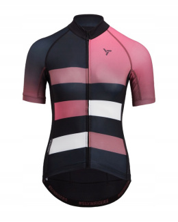 KOSZULKA ROWEROWA DAMSKA SILVINI MAZZANA BLACK FUCHSIA